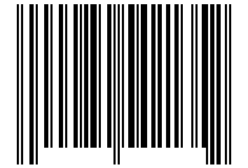 Number 84542135 Barcode