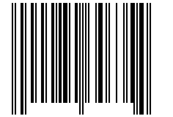 Number 84646354 Barcode
