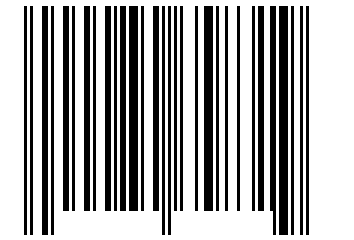 Number 84658319 Barcode