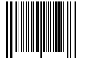 Number 85236 Barcode
