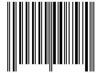 Number 8570 Barcode