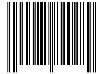 Number 85820289 Barcode
