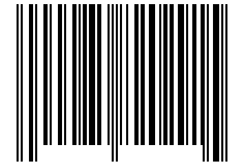 Number 85820291 Barcode