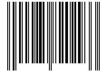 Number 85820293 Barcode