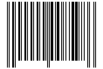 Number 8598 Barcode