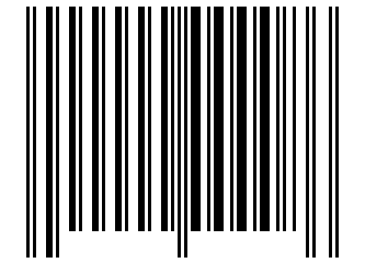 Number 86 Barcode