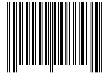 Number 8643 Barcode
