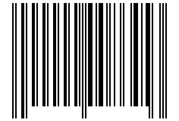 Number 8645 Barcode