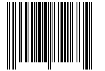 Number 86852685 Barcode