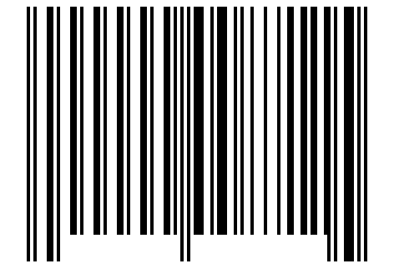 Number 8711 Barcode