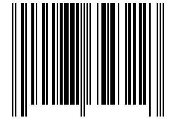 Number 87654322 Barcode
