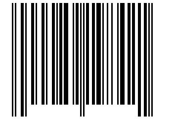 Number 89198421 Barcode