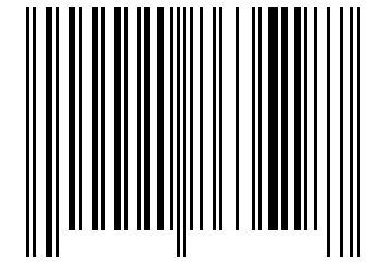 Number 91863518 Barcode