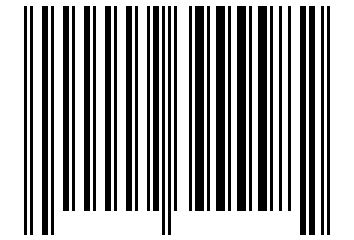 Number 9399998 Barcode