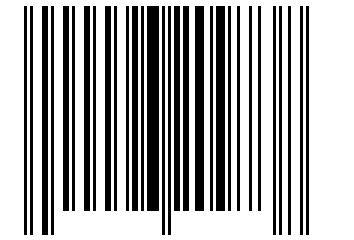 Number 96209738 Barcode