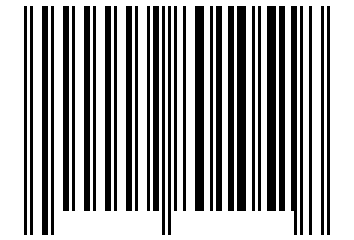 Number 9801051 Barcode