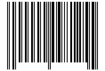 Number 98125 Barcode