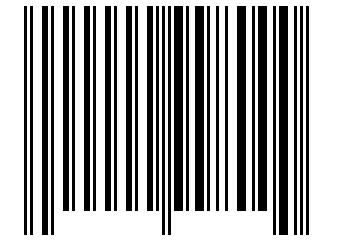 Number 998000 Barcode