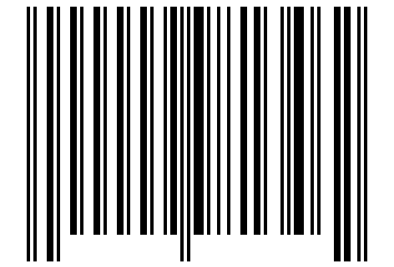 Number 9981346 Barcode
