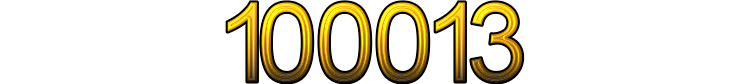 Number 100013