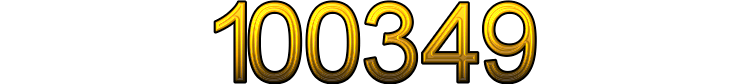 Number 100349