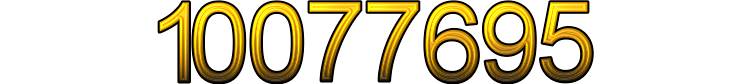 Number 10077695