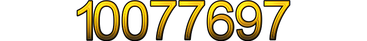 Number 10077697