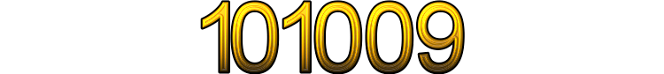 Number 101009