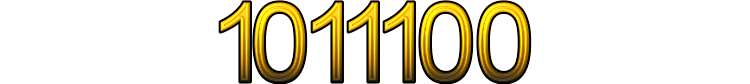 Number 1011100