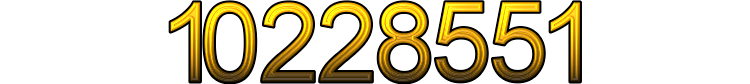 Number 10228551 Number 10228551