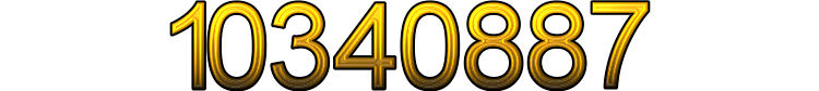 Number 10340887 Number 10340887