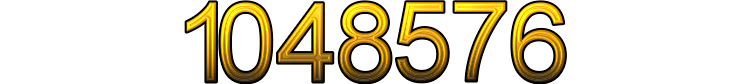 Number 1048576