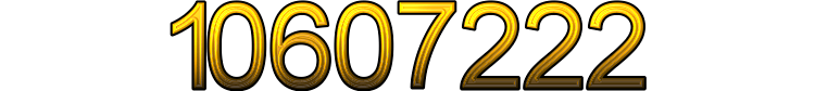 Number 10607222 Number 10607222