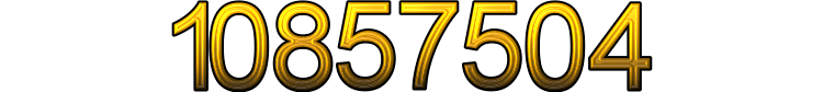 Number 10857504 Number 10857504
