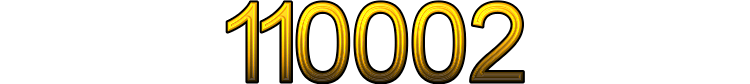 Number 110002