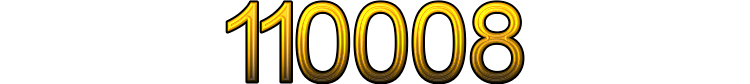 Number 110008