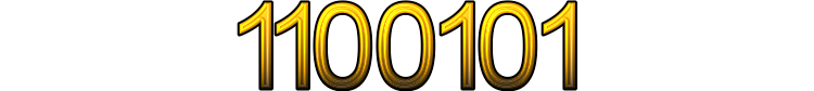 Number 1100101
