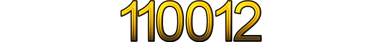 Number 110012