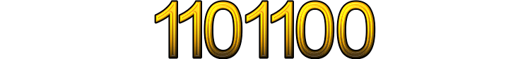 Number 1101100