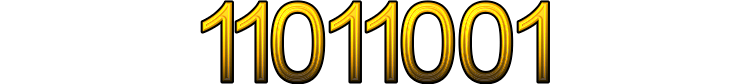 Number 11011001