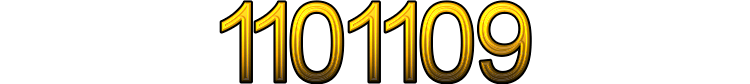 Number 1101109