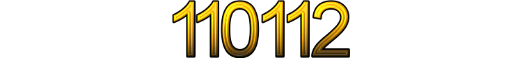 Number 110112