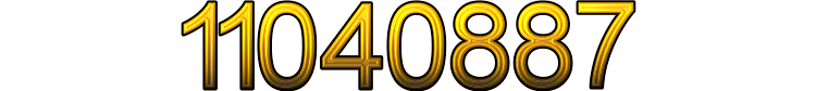 Number 11040887 Number 11040887