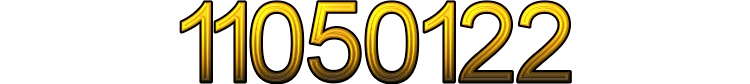 Number 11050122