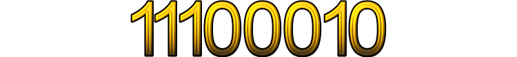 Number 11100010