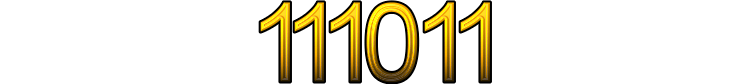 Number 111011