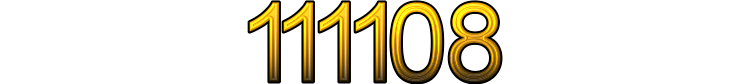 Number 111108
