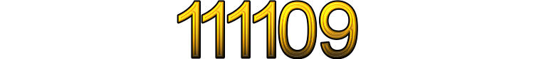 Number 111109