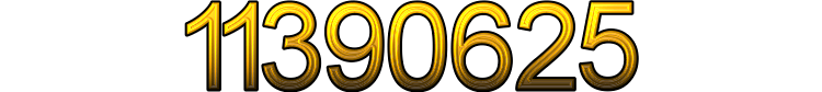 Number 11390625