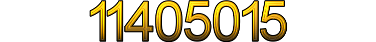 Number 11405015